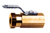 1/8" Brass 600 PSI Female NPT Miniature Ball Valve  BV3103-A