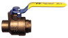 1-1/8" O.D. Tube Forged Brass 200 PSI Female Sweat-On Fuel Oil Ball Valve  BVC4103-18