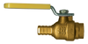 1/2 x 1/2" Forged  Brass 400 PSI Male PEX Hose Barb - Female Sweat-On Ball Valve  BVPEX2126SW-10