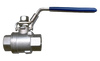 1-1/4" Forged Stainless Steel 1000 PSI Female NPT Ball Valve - 2Pc. Construction  BVSS2003-J-1000