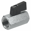1/8" Chrome Plated Brass 450 PSI Female NPT Ball Valve  BVT3103-A