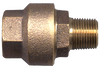 1/2" Plated Steel 135 PSI Check Valve - 1 PSI Crack Pressure  CV1-D