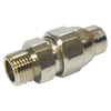 1/2 x 1/2" GAS-FLO® "One Touch" Chromed Brass CSST - Male NPT Adapter  GFPC48-8D