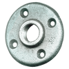 1-1/4"" Sch. 40 Galvanized Iron Female NPT Floor Flange  GI-114-J