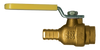 1/2" Lead Free Forged  Brass 400 PSI Male PEX Hose Barb - Female Sweat-On Ball Valve  LF-BVPEX2126SW-10