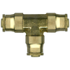 1/4" Brass DOT Push-To-Connect Tee  PC1464-4