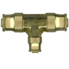 3/8 x 3/8 x 1/4" Brass DOT Push-To-Connect Reducing Tee  PC1464R-64
