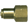 3/8 x 1/4" Brass DOT Push-To-Connect - Female NPT Connector  PC1466-6B