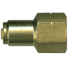 1/2 x 3/8" Brass DOT Push-To-Connect - Female NPT Connector  PC1466-8C