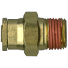 5/32 x 1/16" Brass DOT Push-To-Connect - Male NPT Connector  PC1468-5/32X1