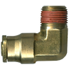 3/16 x 1/8" Brass DOT Push-To-Connect - Male NPT 90° Elbow  PC1469-3A