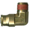 1/4 x 1/8" Brass DOT Push-To-Connect - Male NPT 90° Elbow  PC1469-4A