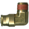 1/4 x 1/4" Brass DOT Push-To-Connect - Male NPT 90° Elbow  PC1469-4B