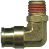 1/4 x 1/8" Brass DOT Push-To-Connect - Male NPT Swivel 90° Elbow  PC1469SW-4A
