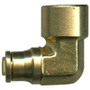 1/4 x 1/8" Brass DOT Push-To-Connect - Female NPT 90° Elbow  PC1470-4A