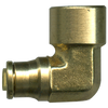 3/8 x 1/4" Brass DOT Push-To-Connect - Female NPT 90° Elbow  PC1470-6B