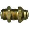 1/4" Brass DOT Push-To-Connect Bulkhead Union  PC1477-4