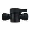 1/2" JG® Black Polysulfone CTS Twist Lock Shut Off Valve  PSEISV20P