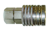 3/8 x 3/8" Steel Pioneer Agricultural Hydraulic Q/D Coupler - Female NPT  QD-AGC6-6F