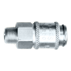1/8 x 1/4" Brass Miniature Pneumatic Q/D Coupler - Male NPT  QD-MINIAC2-4M