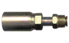 1/4 x 7/16"-24 Weatherhead® U-Series Hose Crimp - Male 45° SAE Inverted Flare Straight  SC635-44