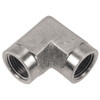 1/4 x 1/8" Steel Female NPT - Female NPT 90° Elbow  0898-04-02