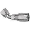 3/16 x 1/4" Pulsar 3500 Series Reusable Hose End - Female 45° SAE Swivel 45° Elbow  3544-04-04