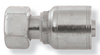 3/8 x M22-1.5 Pulsar Stainless Steel 4200 Series Hose Crimp - Female Metric Swivel  42063SSS-14-06