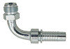 3/8 x 7/16"-24 Pulsar 5000 Series Hose Barb - Male 45° Inverted Flare 90° Elbow  5092-04-06