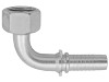 1/4 x M12-1.5 Pulsar 5000 Series Hose Barb - Female Metric Swivel 90° Elbow  50963L-06-04