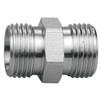 M45-2.0 Steel Male Metric - Male Metric Connector   73073L-35-35