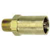 3/16 x 1/8" Pulsar Brass 9000 Series Hose Crimp - Male NPT  9016SB-02-03