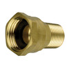 3/4"-11.5 x 1/4" Brass Female Water Hose Swivel - Male NPT  G0716BS-04