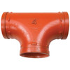 4" Grooved Pipe Tee   G08T88V-400-400