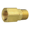 3/8 x 3/8" Brass Male NPT - Low Pressure Female Live Swivel   G1608XB-06-06