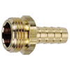 3/4"-11.5 x 1/2" Brass Male Water Hose - Hose Barb Connector  G36BM-050