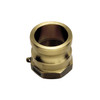 4" Brass Type A Male Camlock - Female NPT  G65BRA-400