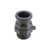 2" Polypropylene Type F Male Camlock - Male NPT  G65PF-200