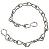 12" Stainless Camlock Security Chain w/ S-Hooks  G65SSZX12