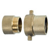 1-1/2 x 1-11/16" Brass Coupling Set - NPSH  G80B-150-169