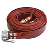 1-1/2" x 50' Red Lay-Flat Discharge Hose Assembly   G972-150CE50