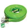 3" x 50' Phthalate Free Green Lay-Flat Discharge Hose Assembly   G975-300CE50