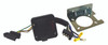 Round 6 Pole Socket / Flat 4 Pin Trailer Plug w/Metal Bracket & LED Indicators  27075