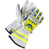 Winter ArcTek Grain Goatskin Gauntlet Kevlar®/Thinsulate® C120 Backhand Impact  20-9-10699