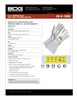 Winter Pearl Grain Goatskin Glove Kevlar®/Thinsulate® C100 w/5" Split Cowhide Gauntlet  20-9-1605