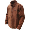 Split Cowhide Weld Jacket Brown  60-1-126