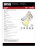Grain Cowhide Weld Glove Kevlar® Lined w/6.25" Split Cowhide Hi-Viz Gauntlet  60-1-1280KV