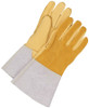 Grain Deerskin Weld Glove w/6" Split Deerskin Backhand & Gauntlet  60-1-1705