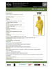PVC/Polyester FR Waist Length Rain Jacket w/Hood & Bib Pants  95-1-901FR