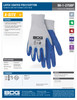 BDG® Seamless Knit Grey Poly-Cotton Blue Crinkle Latex Palm  99-1-275BP